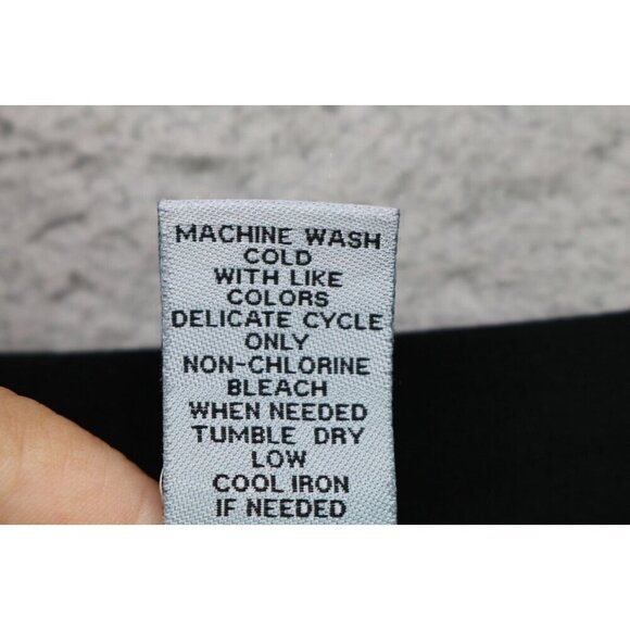 Catherine's Long Sleeve Button Up Silky Top-Size 3X (26/28W)-Geometric Pattern - Picture 5 of 8